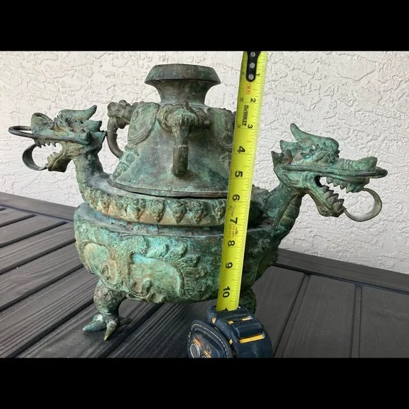 🐉 Bronze Dragon Ding — Guardian of the Storm Not just an artifact — a protector - Picture 4 of 13